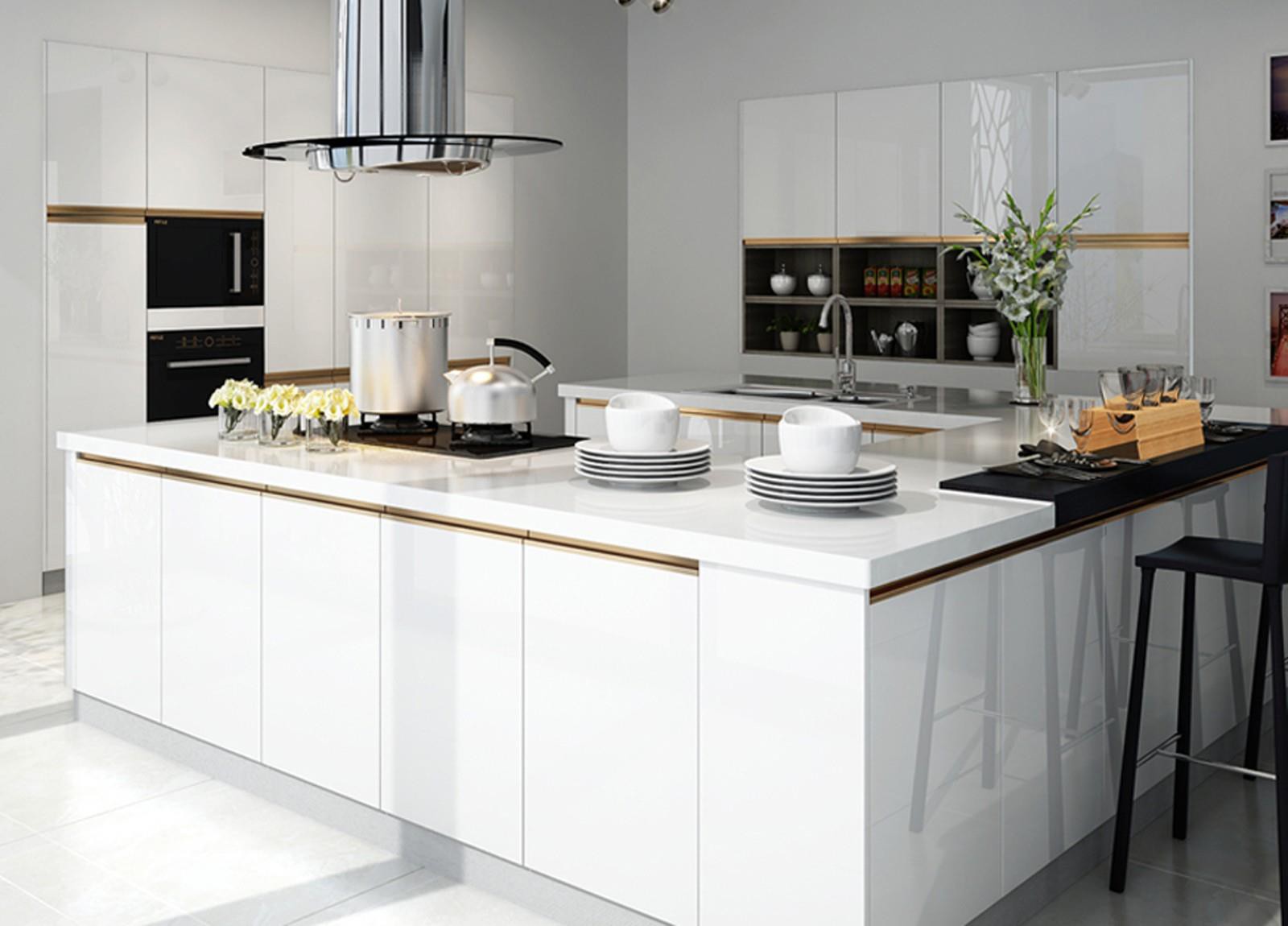Lakované modulárne kuchynské skrinky Lacquer Modular Kitchen Cabinets