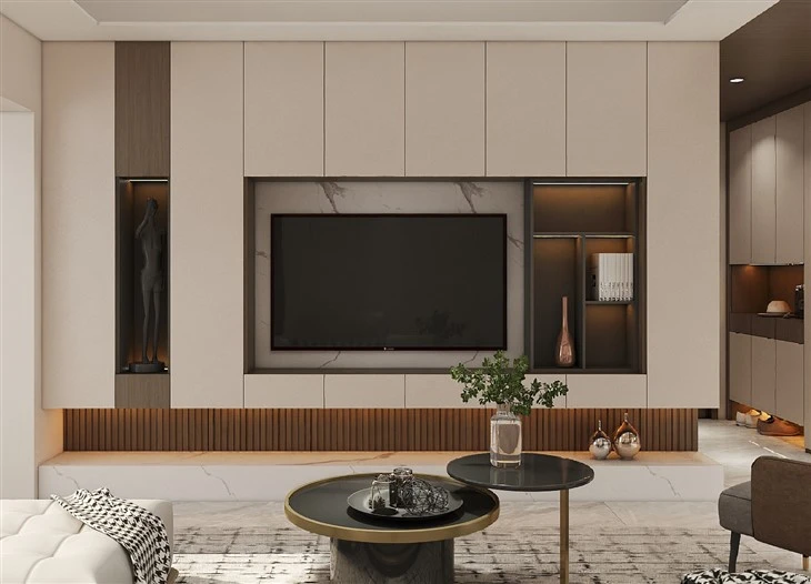 Brown Living Room Cabinet factory